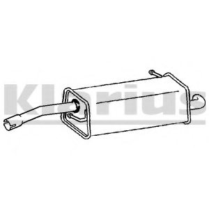 KLARIUS 221007 End Silencer